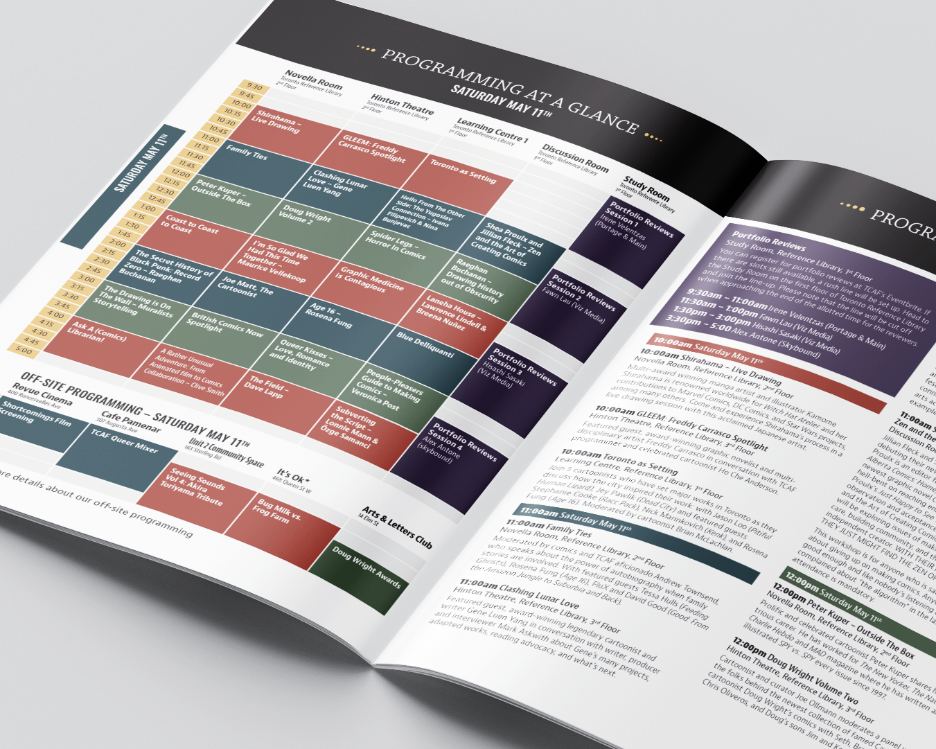 Programming at a glance layout